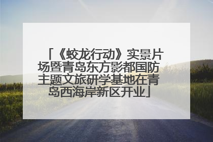 《蛟龙行动》实景片场暨青岛东方影都国防主题文旅研学基地在青岛西海岸新区开业