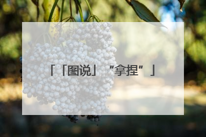 「图说」“拿捏”