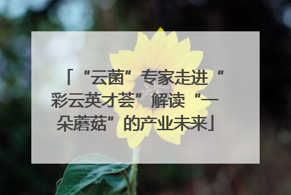 “云菌”专家走进“彩云英才荟”解读“一朵蘑菇”的产业未来