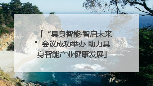 “具身智能·智启未来”会议成功举办 助力具身智能产业健康发展