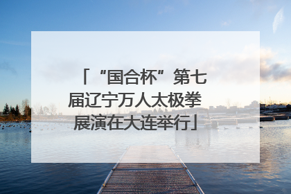 “国合杯”第七届辽宁万人太极拳展演在大连举行