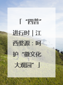 “四普”进行时｜江西婺源：呵护“徽文化大观园”