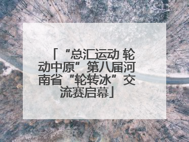 “总汇运动 轮动中原”第八届河南省“轮转冰”交流赛启幕