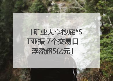 矿业大亨抄底*ST亚振 7个交易日浮盈超5亿元
