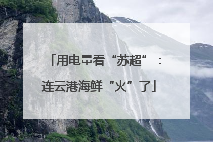用电量看“苏超”：连云港海鲜“火”了