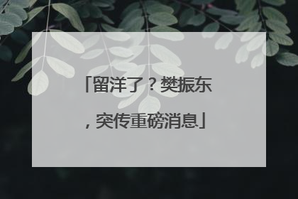 留洋了？樊振东，突传重磅消息