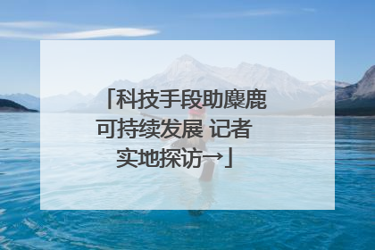科技手段助麋鹿可持续发展 记者实地探访→