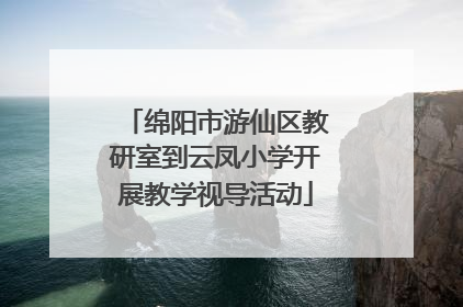 绵阳市游仙区教研室到云凤小学开展教学视导活动