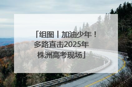 组图丨加油少年！多路直击2025年株洲高考现场
