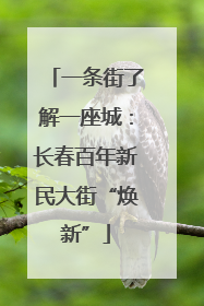 一条街了解一座城：长春百年新民大街“焕新”