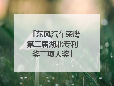 东风汽车荣膺第二届湖北专利奖三项大奖