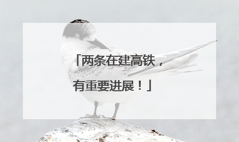 两条在建高铁，有重要进展！