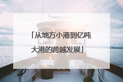 从地方小港到亿吨大港的跨越发展
