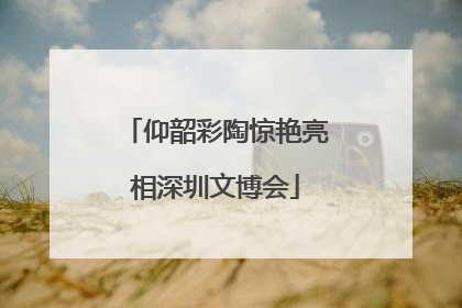 仰韶彩陶惊艳亮相深圳文博会