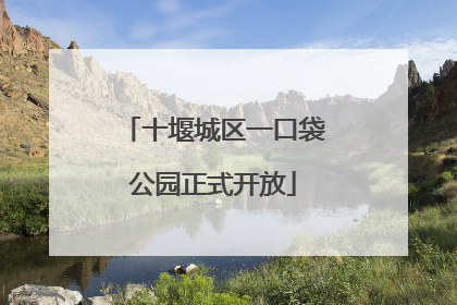 十堰城区一口袋公园正式开放