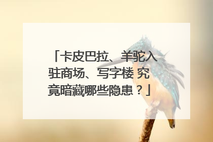 卡皮巴拉、羊驼入驻商场、写字楼 究竟暗藏哪些隐患？