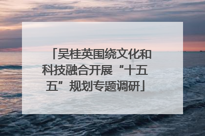 吴桂英围绕文化和科技融合开展“十五五”规划专题调研