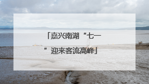 嘉兴南湖“七一”迎来客流高峰