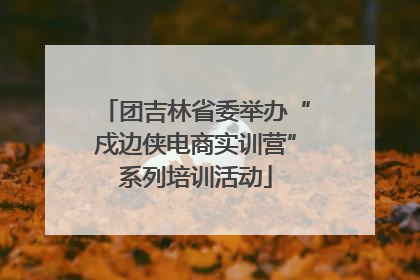 团吉林省委举办“戍边侠电商实训营”系列培训活动