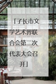 子长市文学艺术界联合会第二次代表大会召开