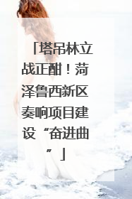塔吊林立战正酣！菏泽鲁西新区奏响项目建设“奋进曲”