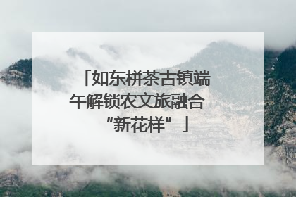 如东栟茶古镇端午解锁农文旅融合“新花样”
