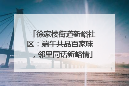 徐家楼街道新峪社区：端午共品百家味，邻里同话新峪情