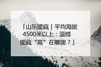 山东援藏｜平均海拔4500米以上：淄博援藏“高”在哪里？