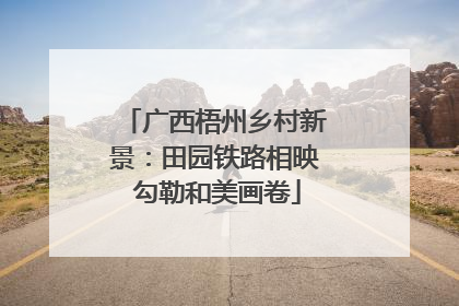 广西梧州乡村新景：田园铁路相映 勾勒和美画卷