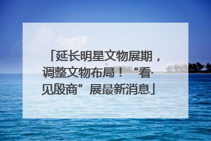 延长明星文物展期，调整文物布局！“看·见殷商”展最新消息