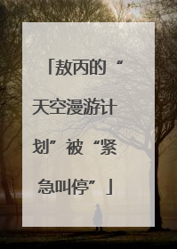 敖丙的“天空漫游计划”被“紧急叫停”