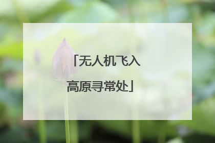 无人机飞入高原寻常处