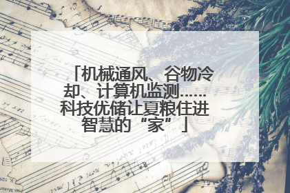 机械通风、谷物冷却、计算机监测……科技优储让夏粮住进智慧的“家”
