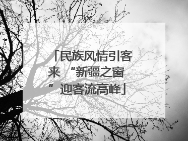 民族风情引客来 “新疆之窗”迎客流高峰