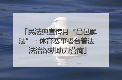 民法典宣传月“昌邑解法”：体育赛事搭台普法 法治深耕助力营商