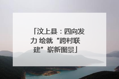 汶上县：四向发力 绘就“跨村联建”崭新图景