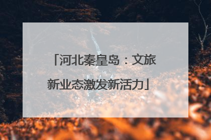 河北秦皇岛：文旅新业态激发新活力
