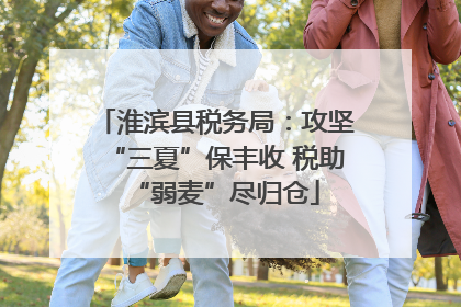 淮滨县税务局：攻坚“三夏”保丰收 税助“弱麦”尽归仓