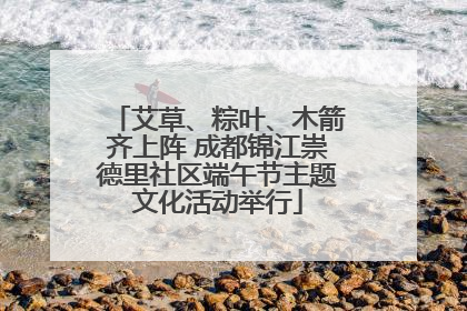 艾草、粽叶、木箭齐上阵 成都锦江崇德里社区端午节主题文化活动举行