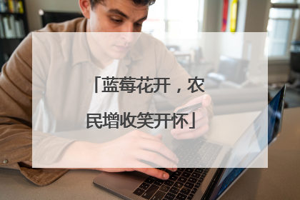 蓝莓花开，农民增收笑开怀