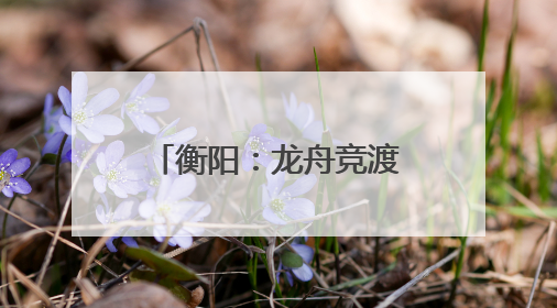 衡阳：龙舟竞渡迎端午 交警全力护“舟”全
