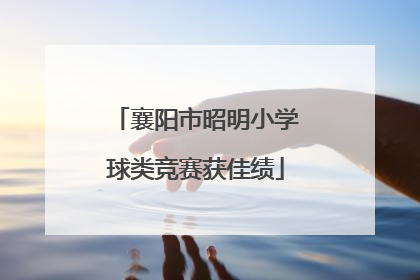 襄阳市昭明小学球类竞赛获佳绩