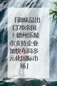 调味品出口70余国！德州乐陵市支持企业加快布局多元化国际市场