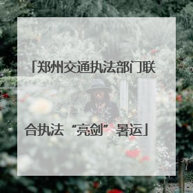 郑州交通执法部门联合执法“亮剑”暑运