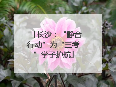 长沙：“静音行动”为“三考”学子护航
