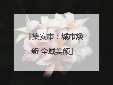 集安市：城市焕新 全域美颜