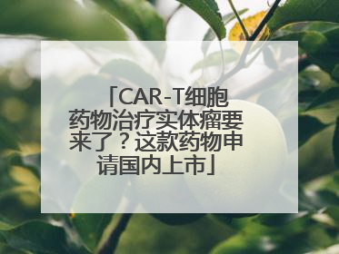 CAR-T细胞药物治疗实体瘤要来了？这款药物申请国内上市
